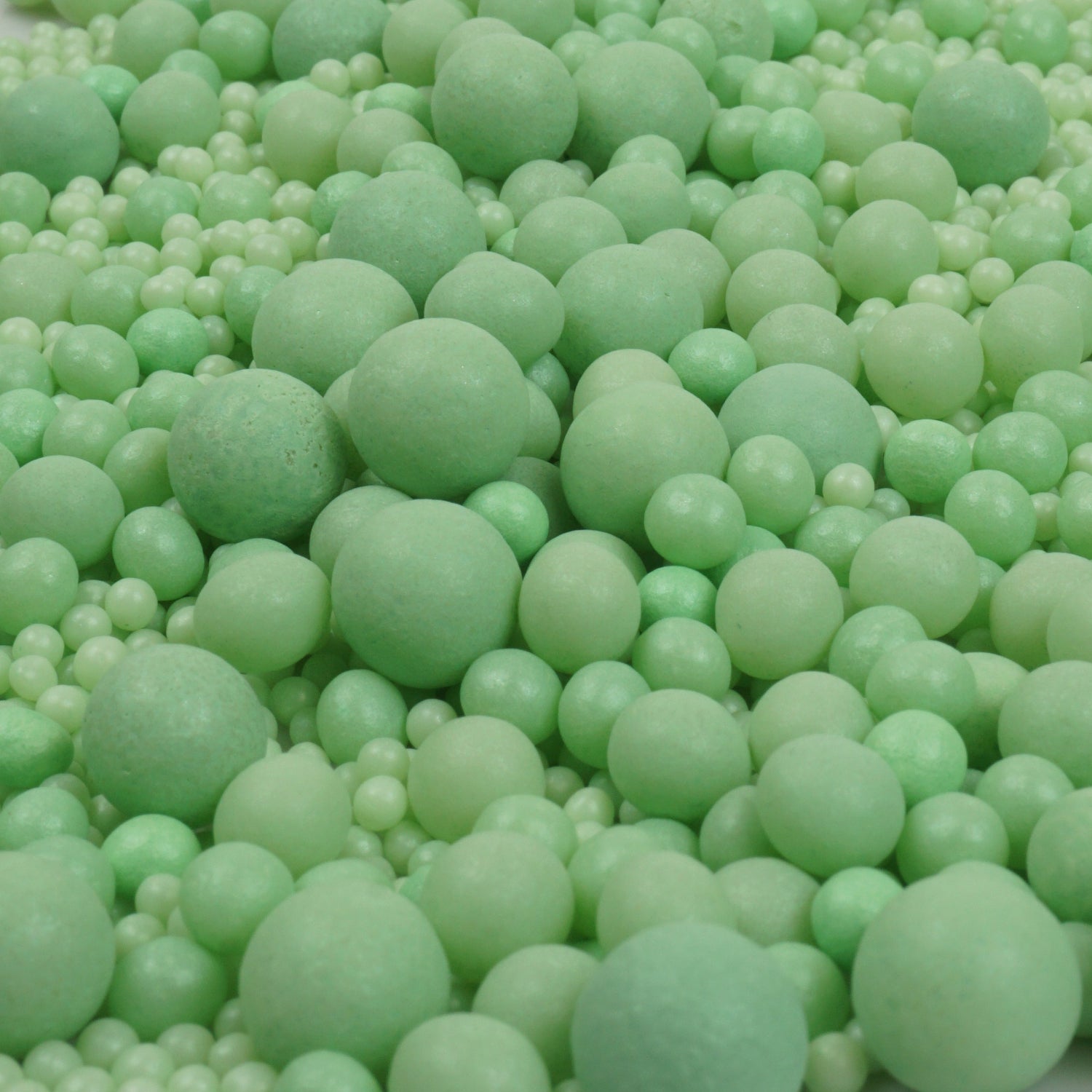 Zuckerperlen Salbei /Eucalyptus Mix 3,4,5,7,10mm 100g /2