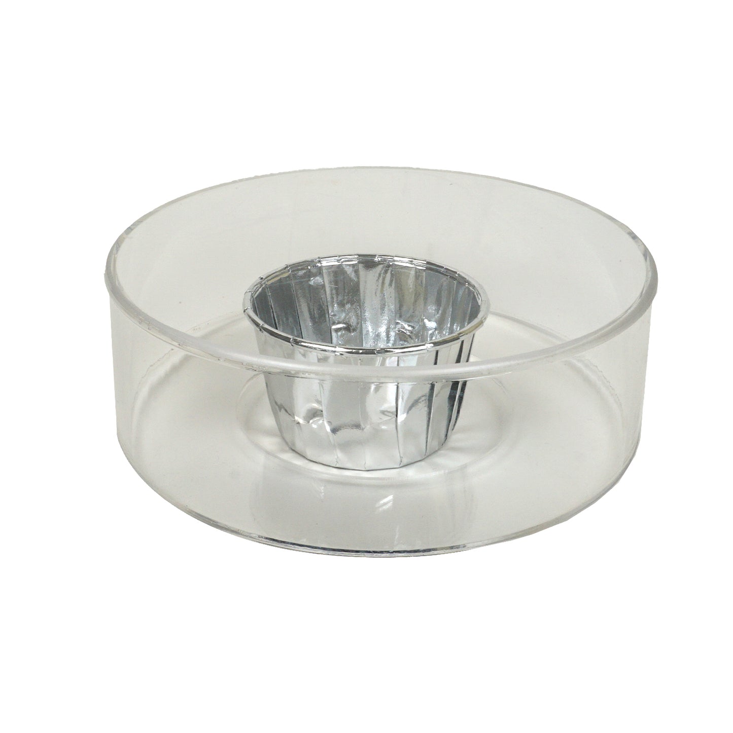 Durchsichtiger Tortendummy Durchmesser 15cm Höhe 5cm Tortentrenner Acryl