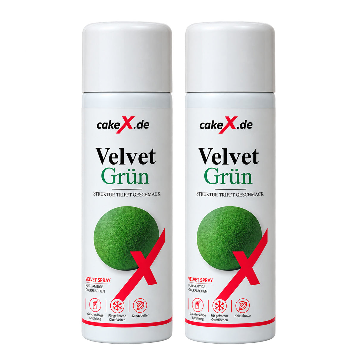 2 × 250ml Dosen – Velvet Spray Grün 500ml