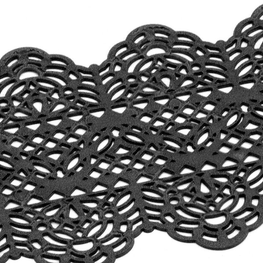 Spitzendekor Dentelle schwarz