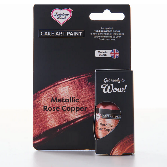 Rainbow Dusk Cake Art Paint Rose Copper 25g