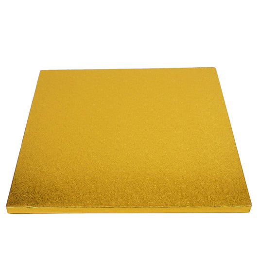Cakeboard 30,5x30,5cm 12mm gold