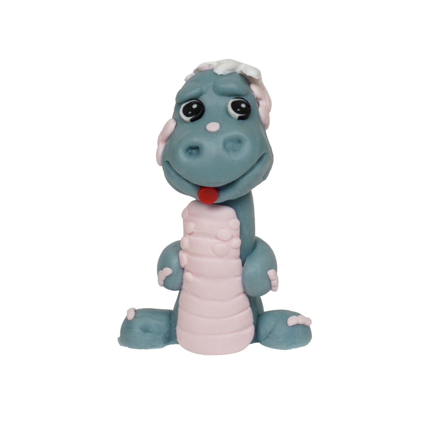 Dino grau Tortendeko 6,5cm