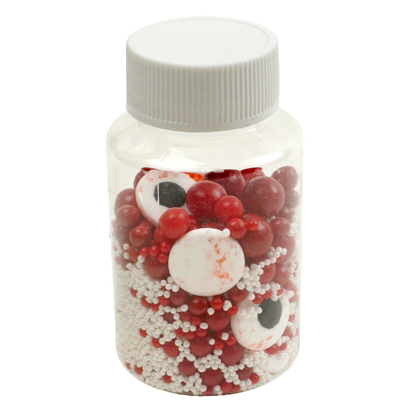 Sprinkles "Bloody Eyes" – Grusel-Mix mit roten und weißen Perlen