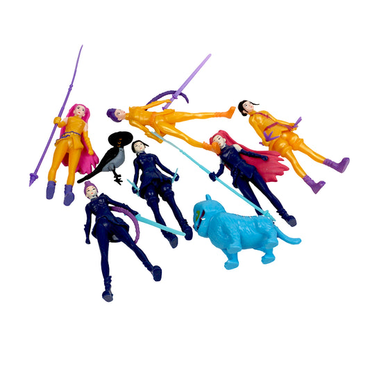 Demon Hunters – Dekofigur-Set Groß (2 Begleitfiguren)