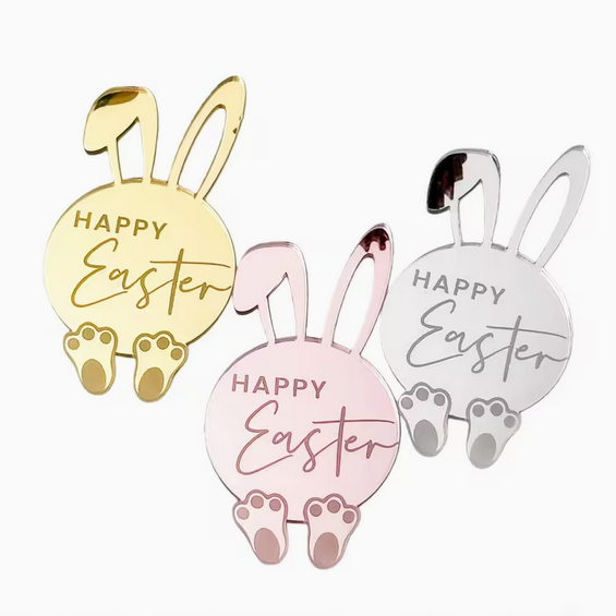Seitentopper "Happy Easter" – Hasen Charms