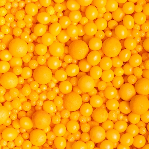 Zuckerperlen Orange Mix 3,4,5,7,10mm 100g