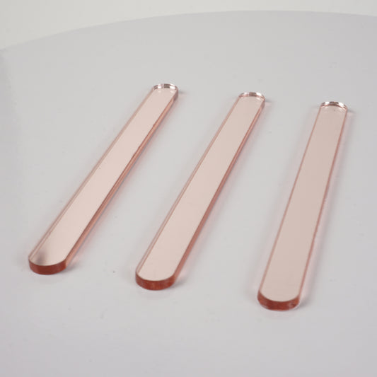 10x Rose Cakesicles Stiele aus Acryl