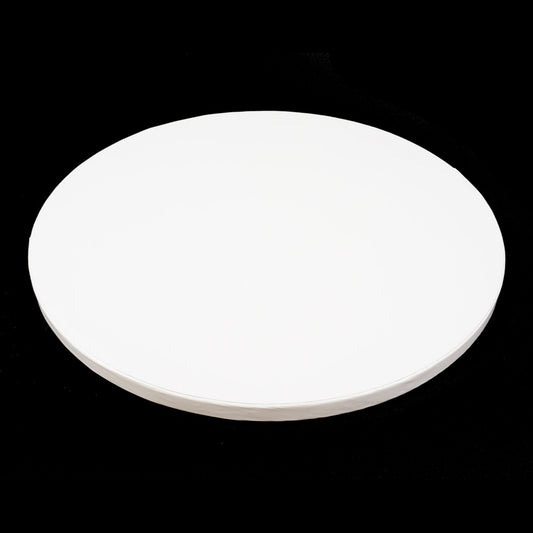 Cakeboard 35cm 12mm in Weiß ( glatter Rand )