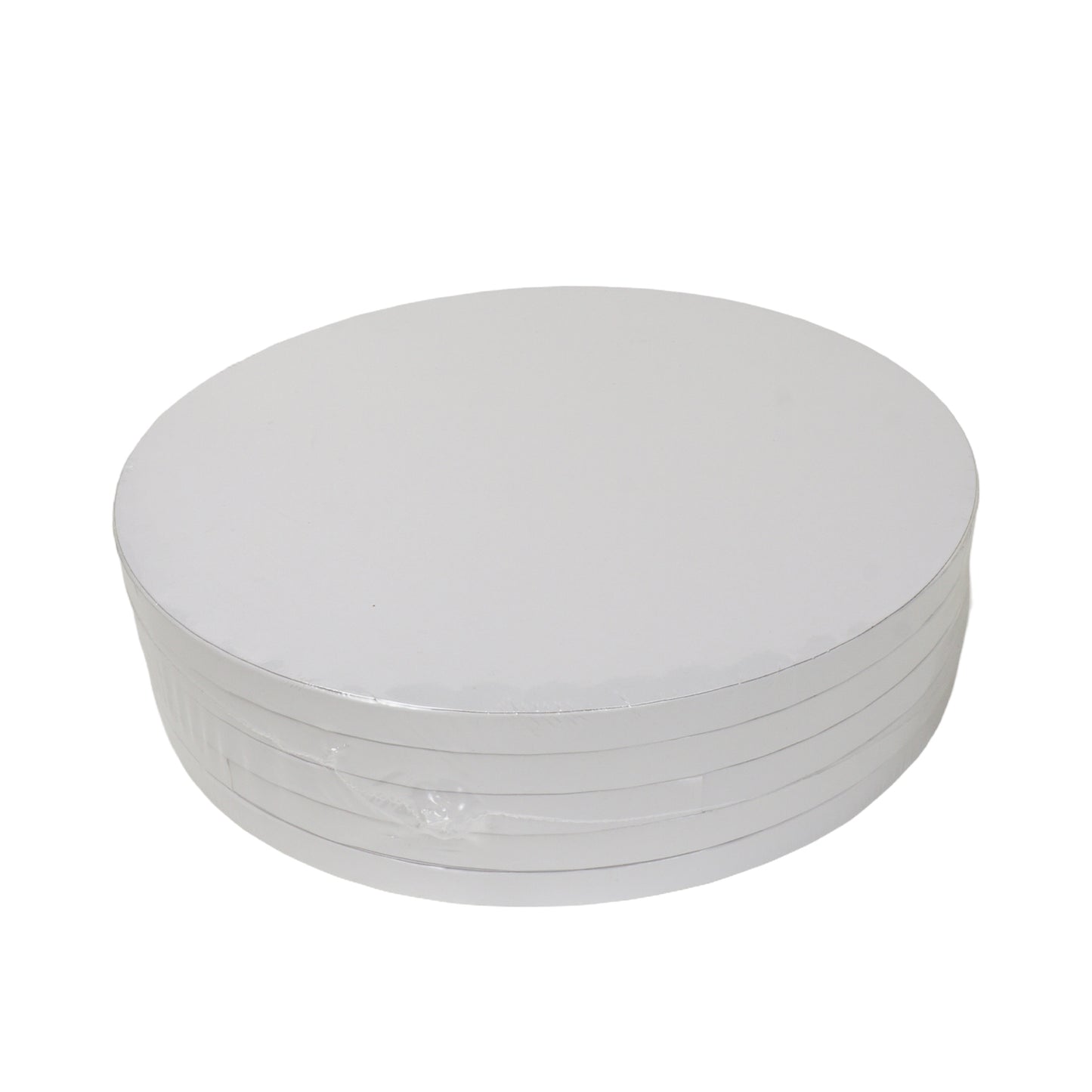 5x Cakeboard 25cm 12mm weiß Glatt