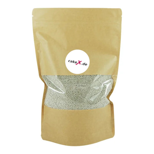 Zuckerperlen Nonpareilles 100g silber