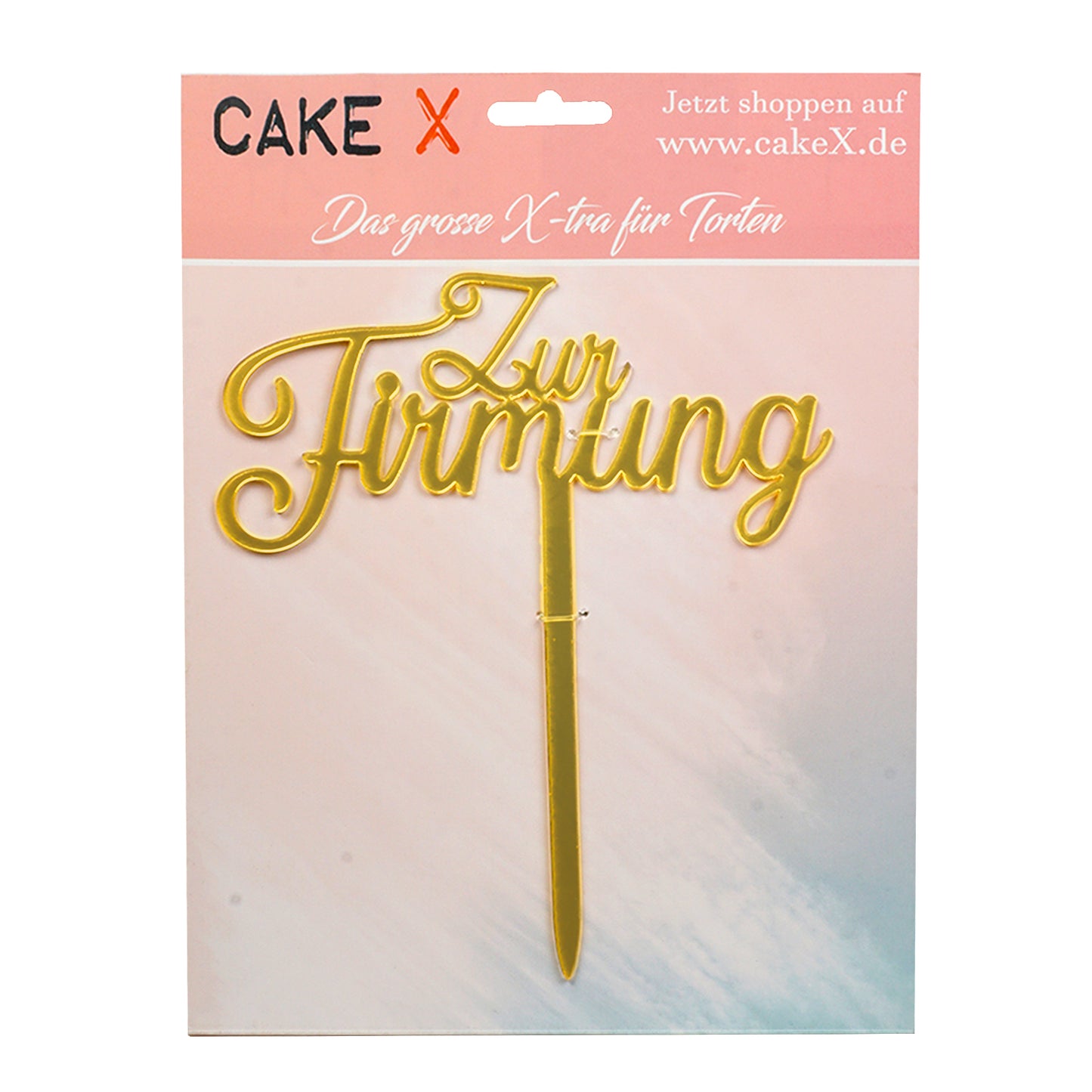 Zur Firmung Kuchenstecker / Verschiedene Materialien