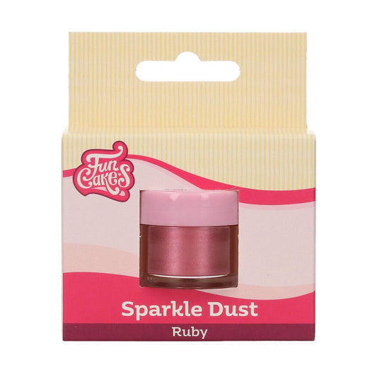 FunCakes Sparkle Dust Ruby 3g