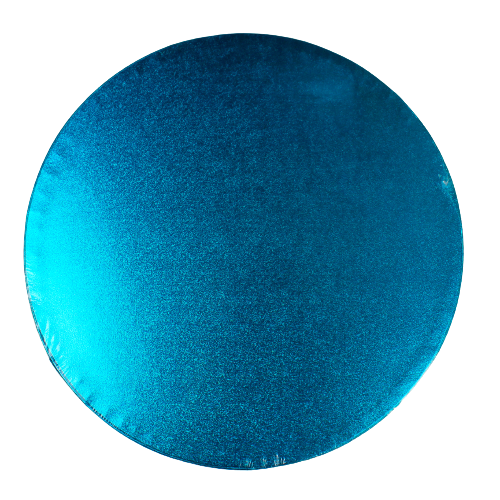 5x Cakeboard blau 30cm Durchmesser 13mm Stärke