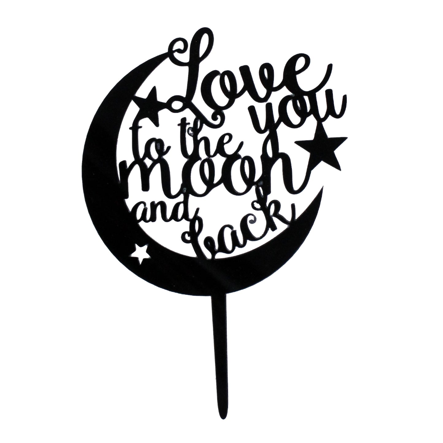 Love you to the moon / Kuchenstecker