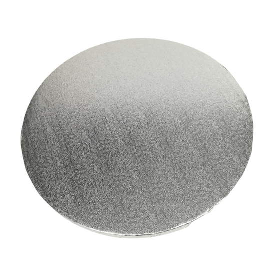 5x Cakeboard 30cm 4mm silber